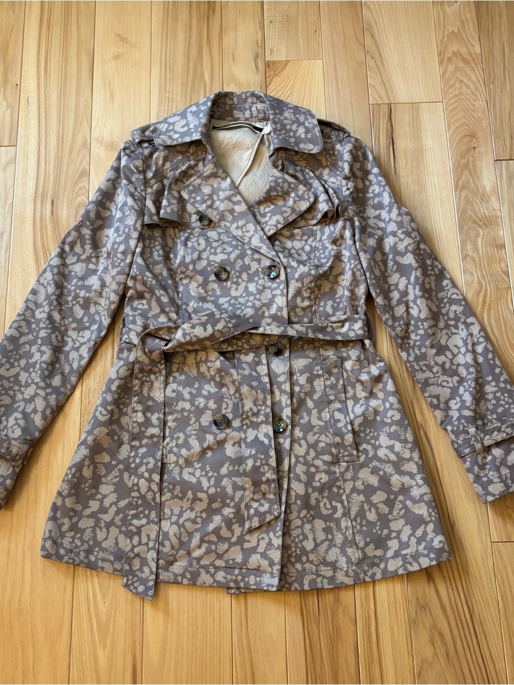 Anthropologie Daughters of the Liberation Subtle Survival Trench Coat